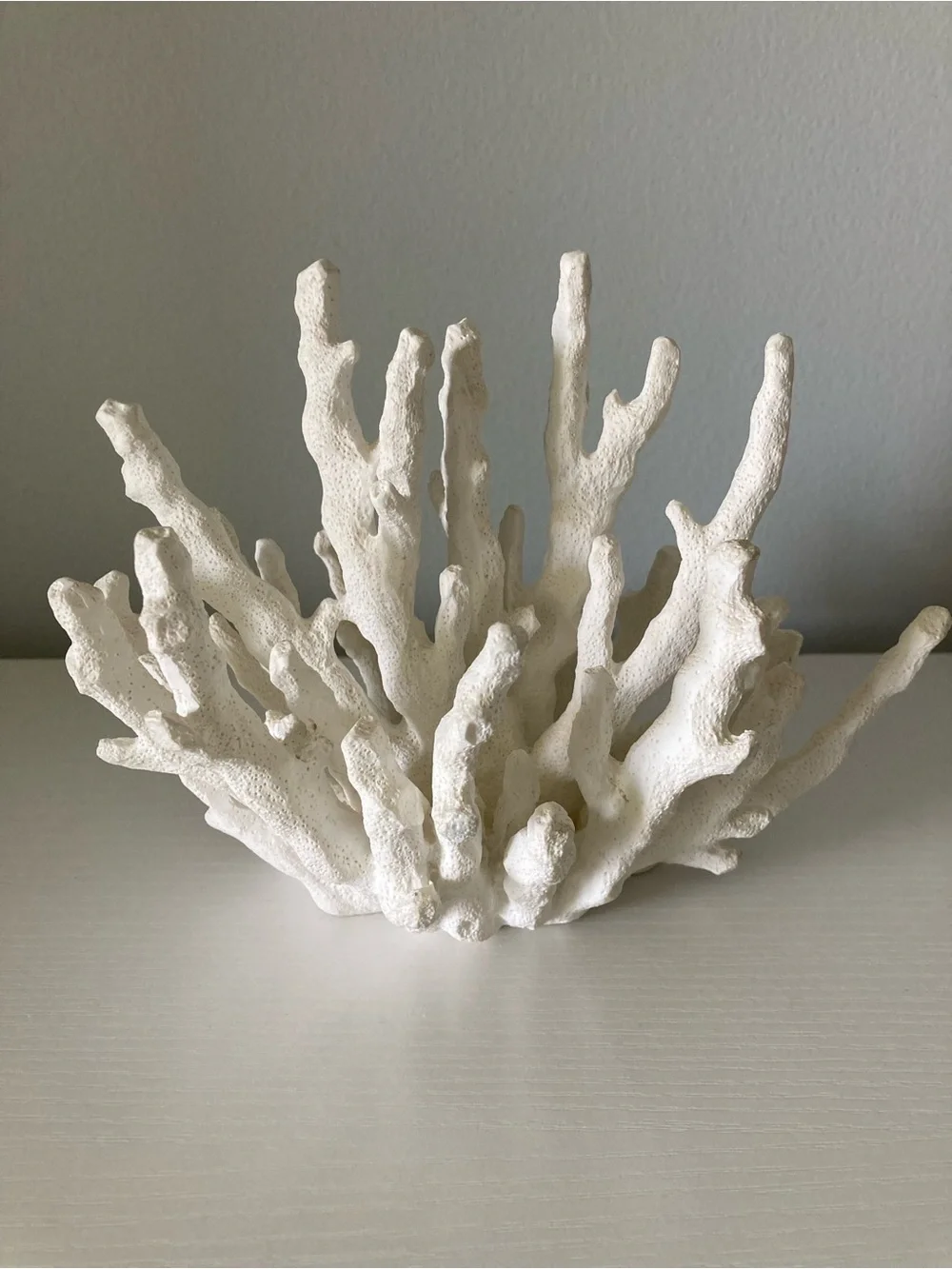 Pottery Barn resin coral sculpture